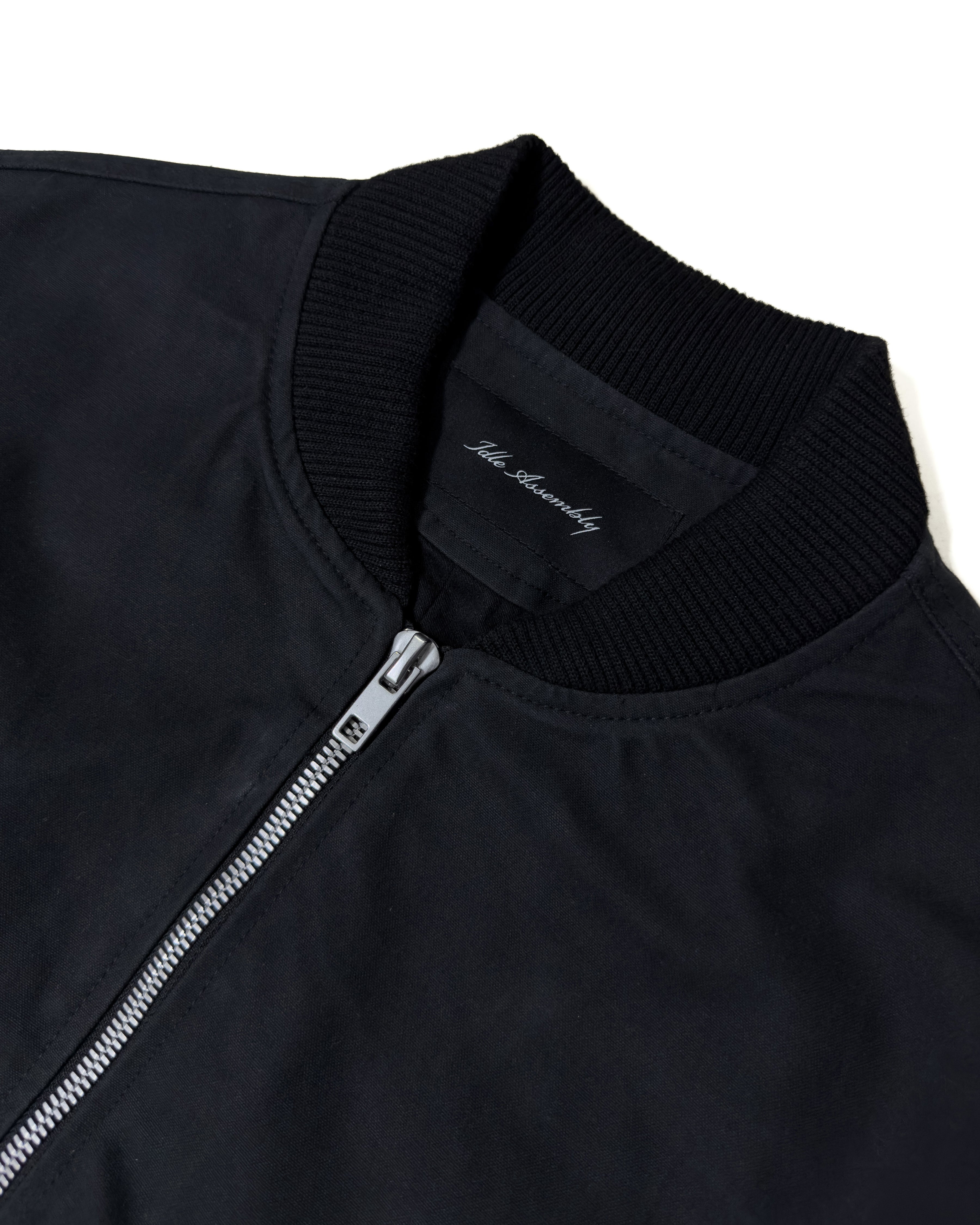 GROVE WAXED BOMBER JACKET