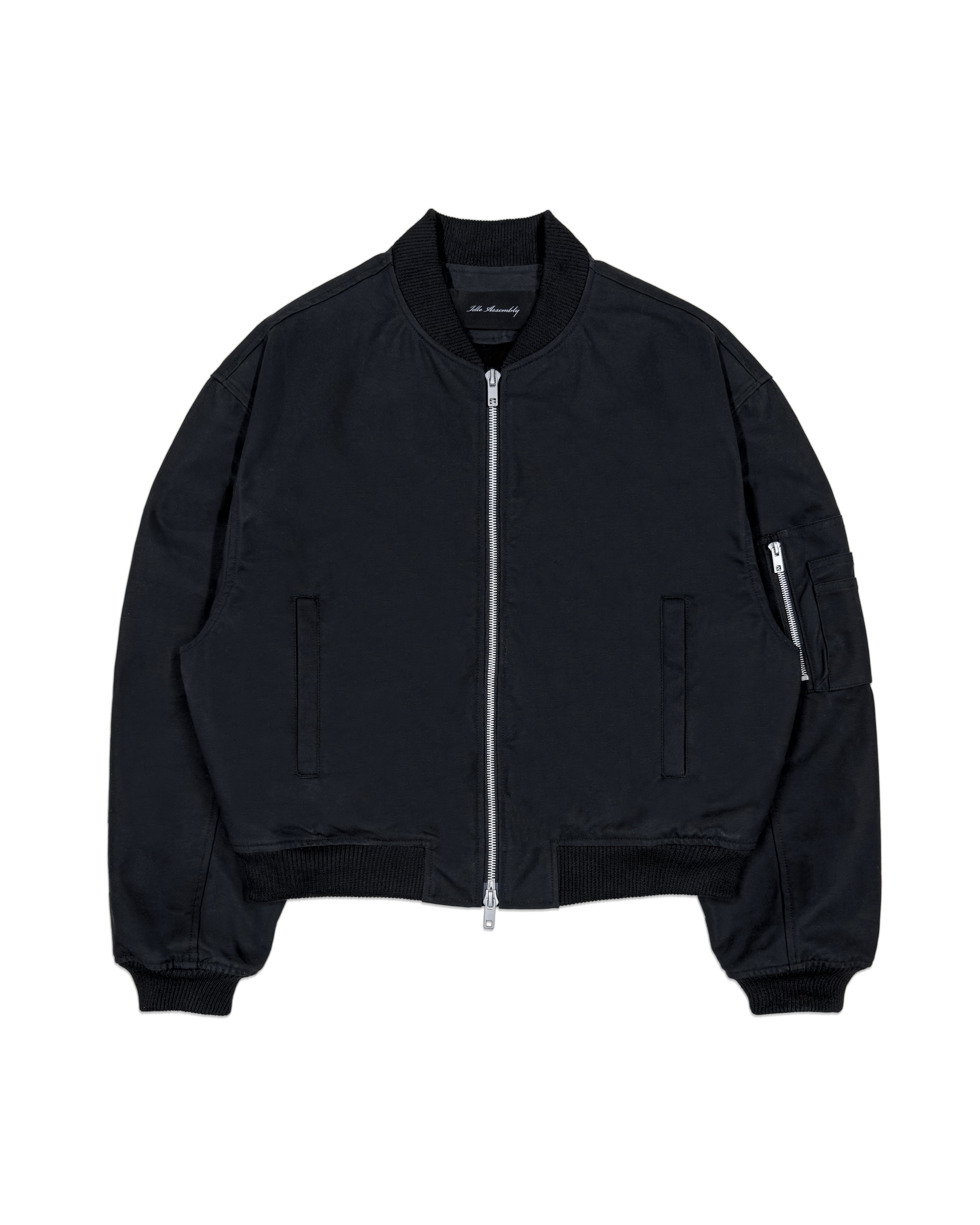 GROVE WAXED BOMBER JACKET