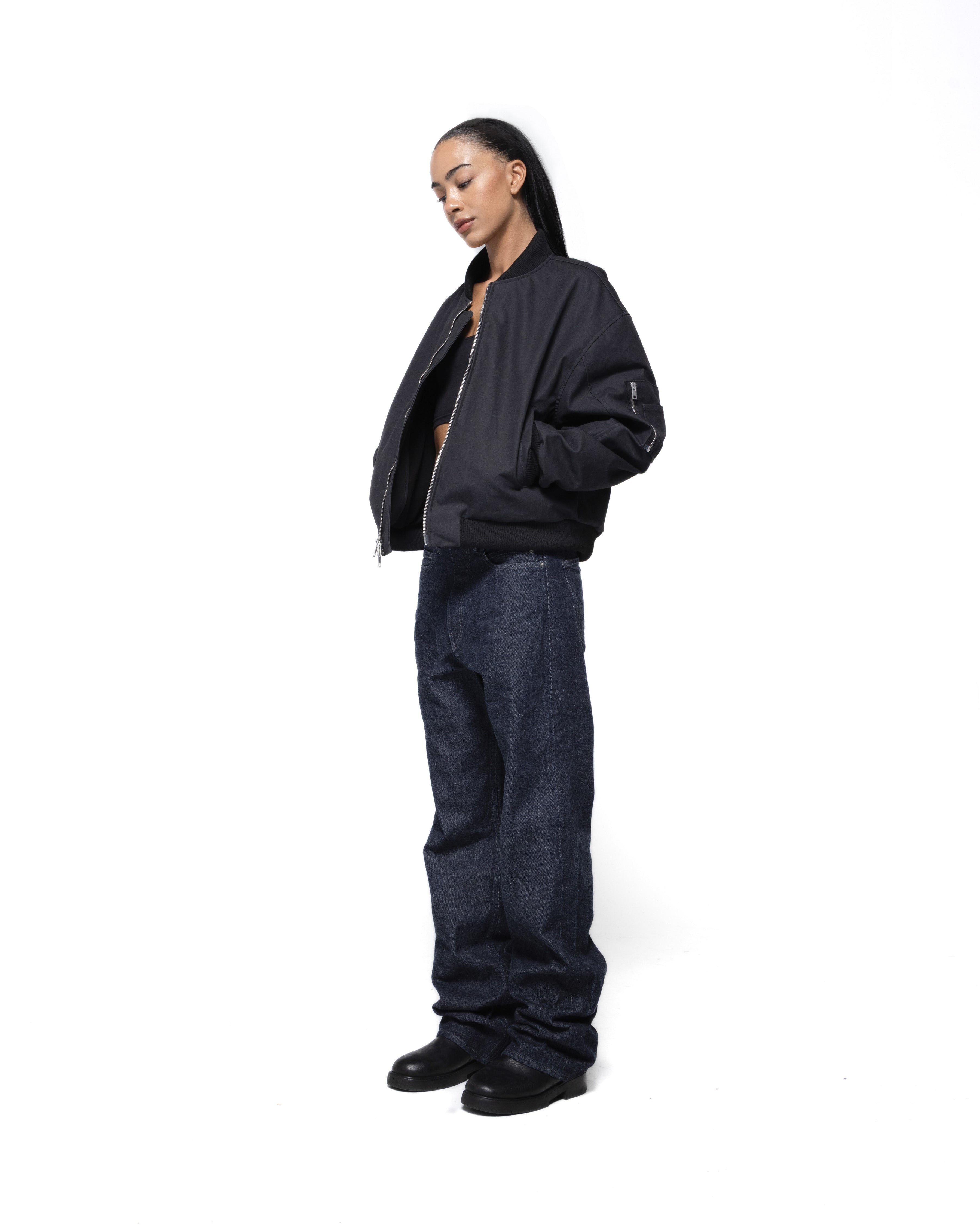 GROVE WAXED BOMBER JACKET