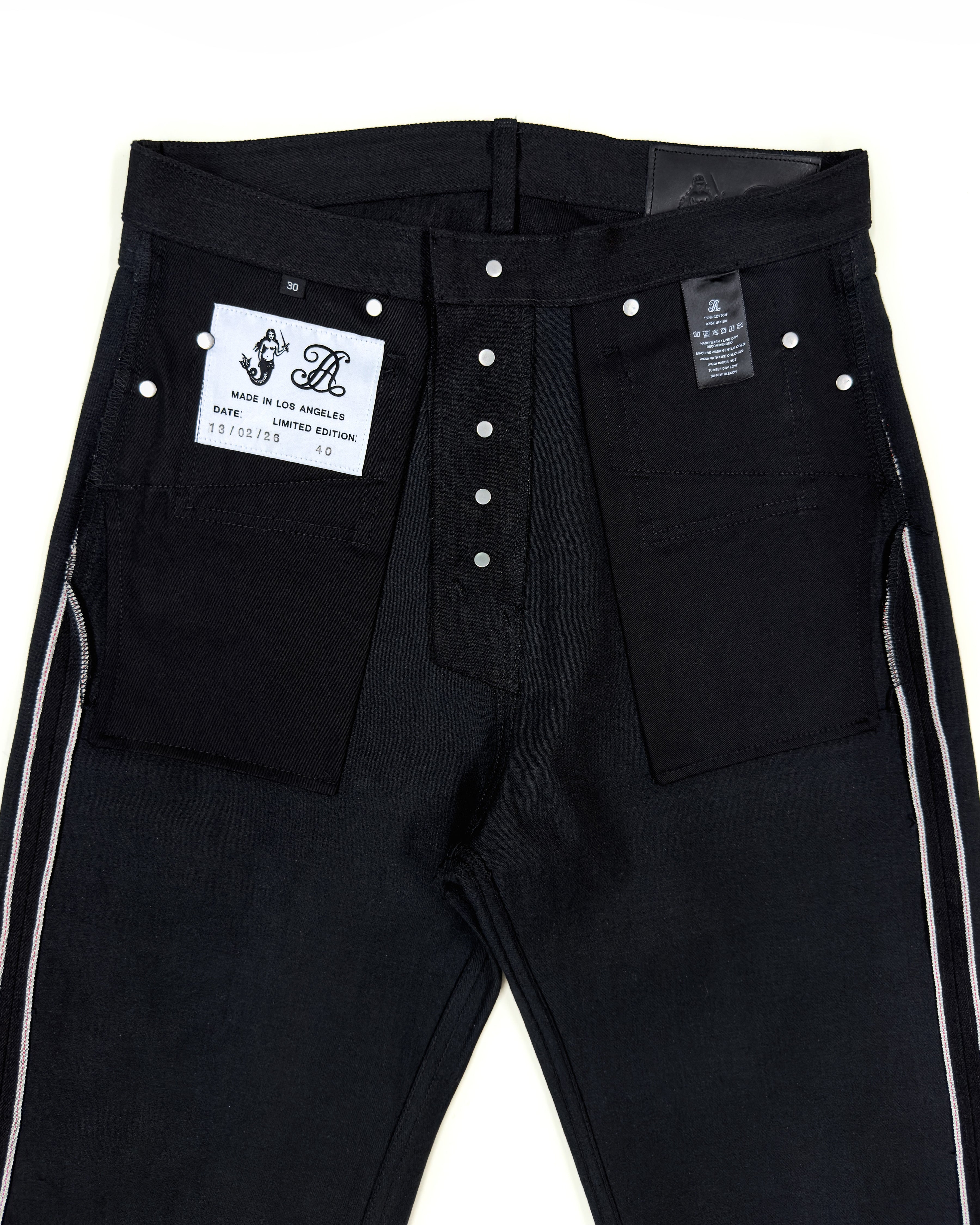 PAMELA RAW SELVEDGE JEAN
