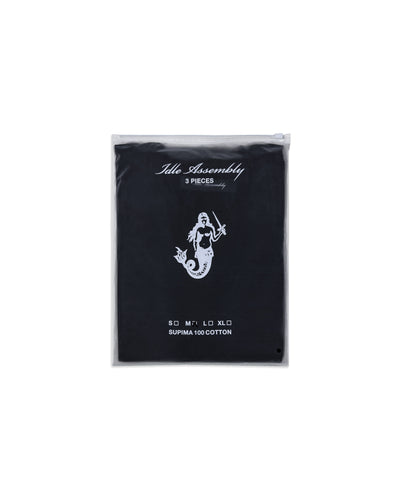 SUPIMA 3 PACK T-SHIRT (BLACK)