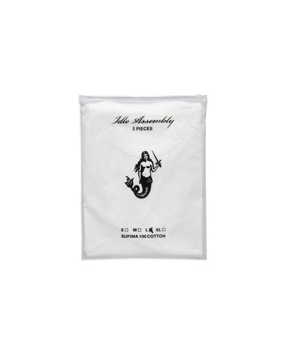 SUPIMA 3 PACK T-SHIRT (WHITE)