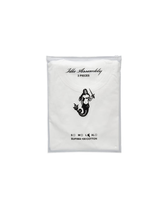SUPIMA 3 PACK T-SHIRT (WHITE)