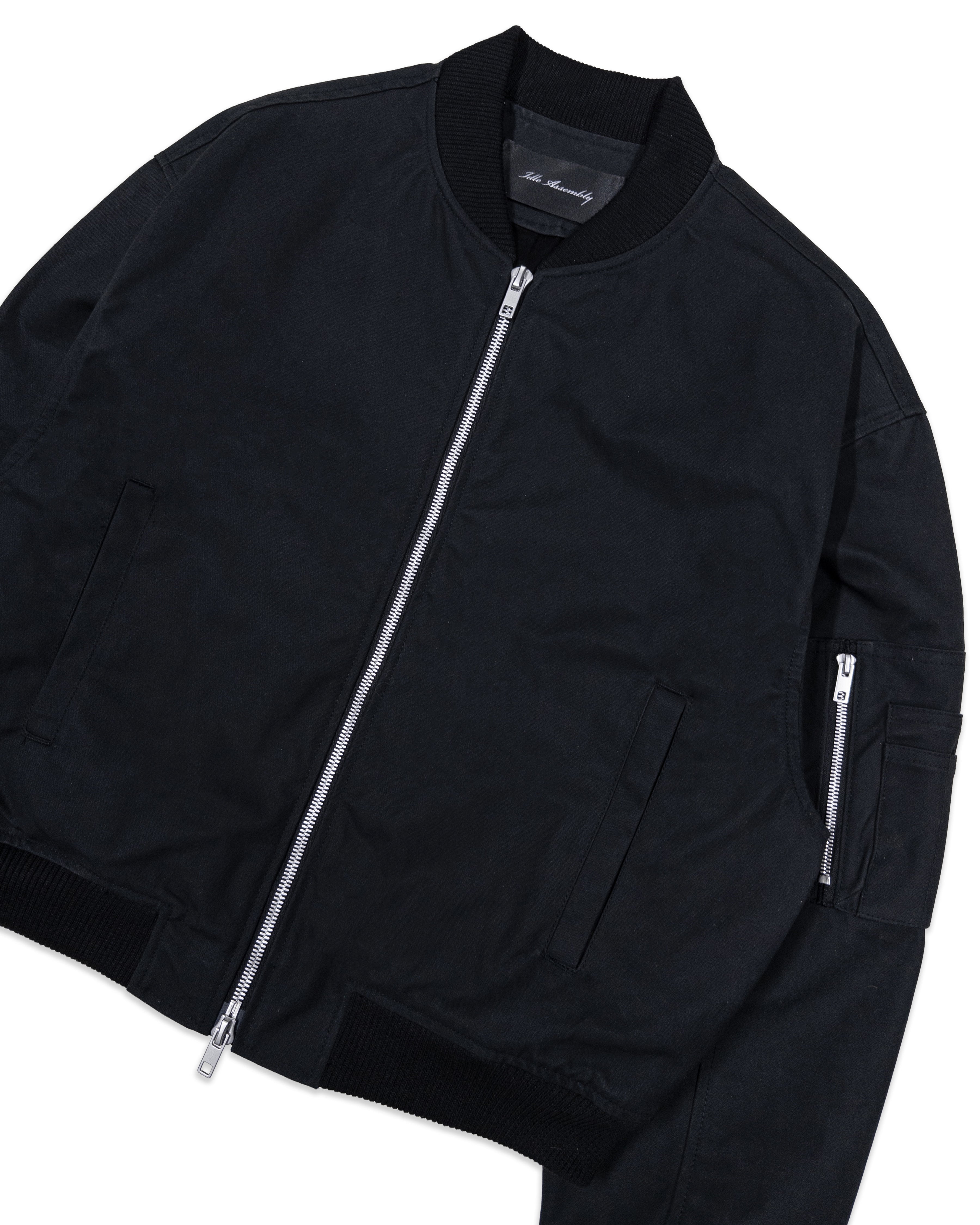 GROVE WAXED BOMBER JACKET