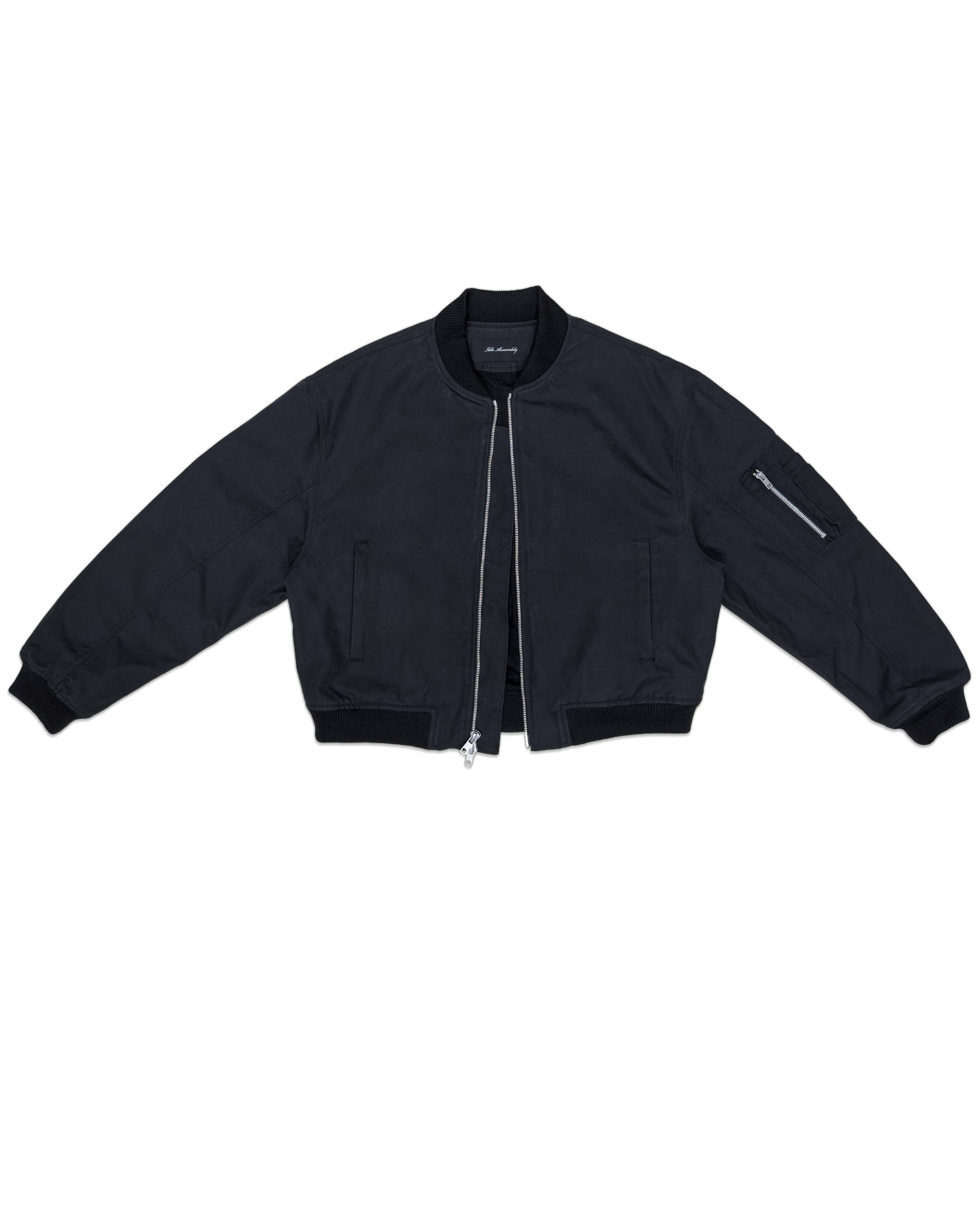GROVE WAXED BOMBER JACKET