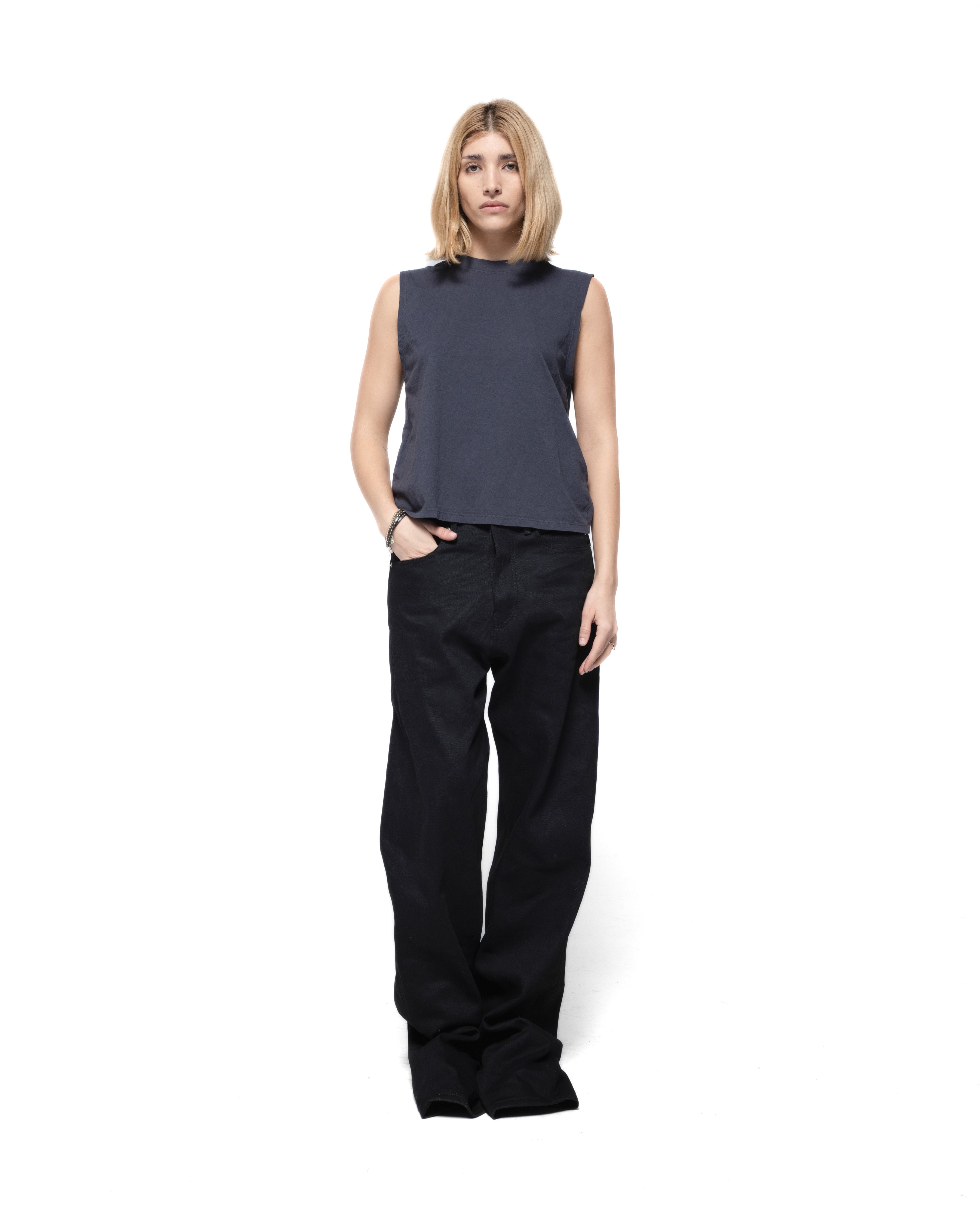PAMELA RAW SELVEDGE JEAN