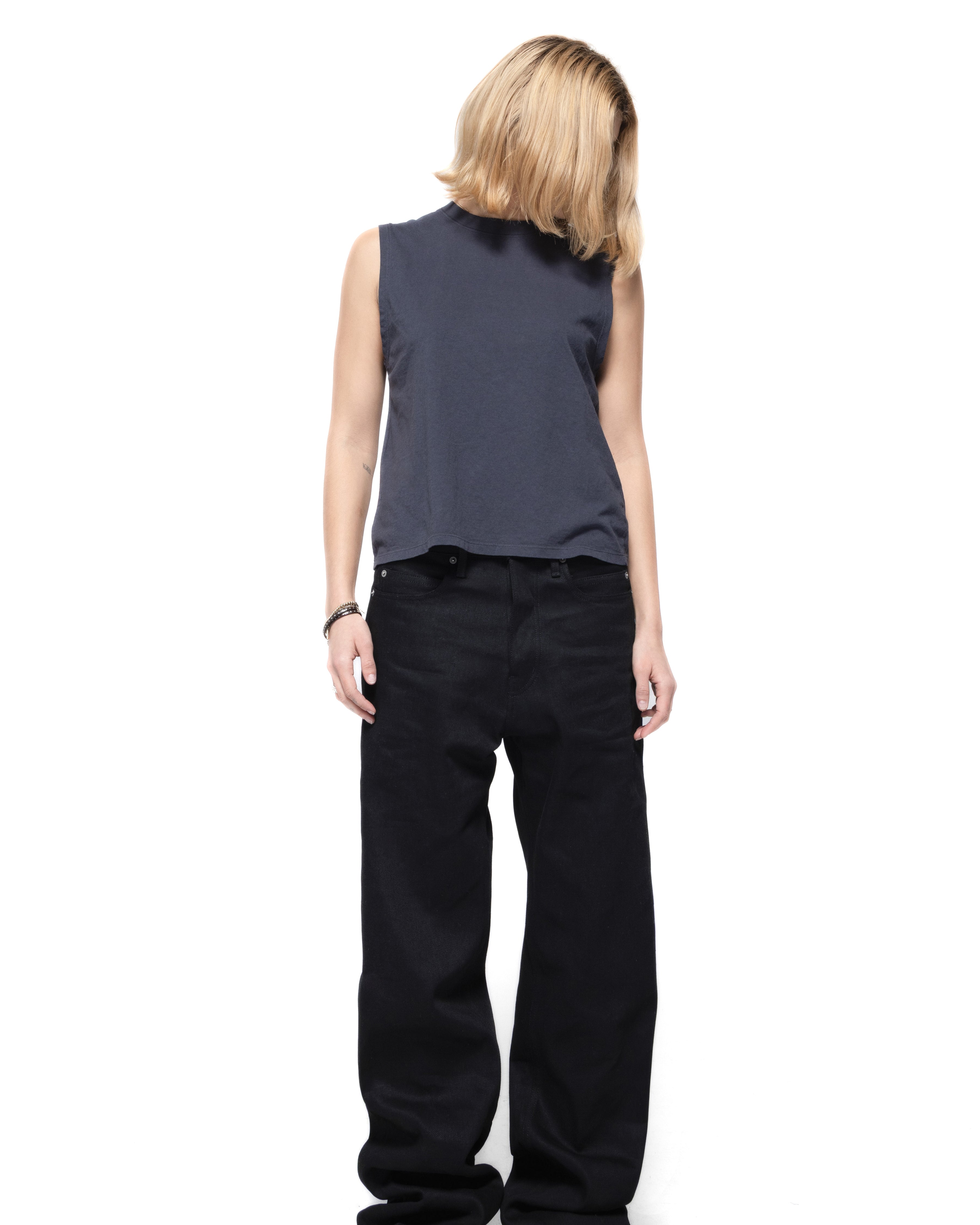 PAMELA RAW SELVEDGE JEAN