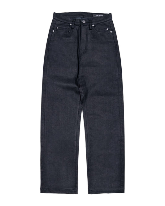 DOMINO COATED BLACK TROUSER